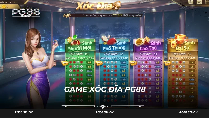 Khám phá thế giới đỏ đen chỉ có tại PG88