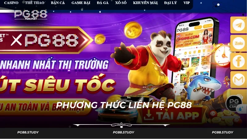 Điểm qua các phương thức liên hệ PG88 hiệu quả