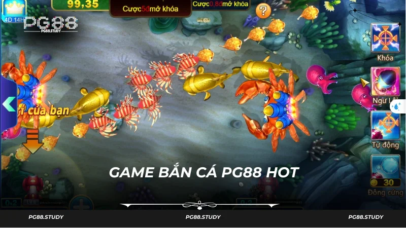 Điểm qua các game được ưa thích tại sảnh bắn cá PG88